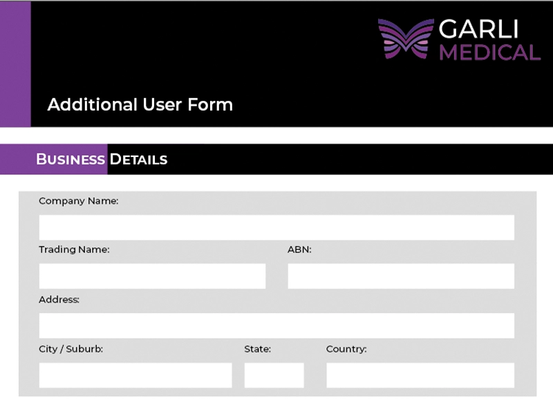 GM Additional User Form